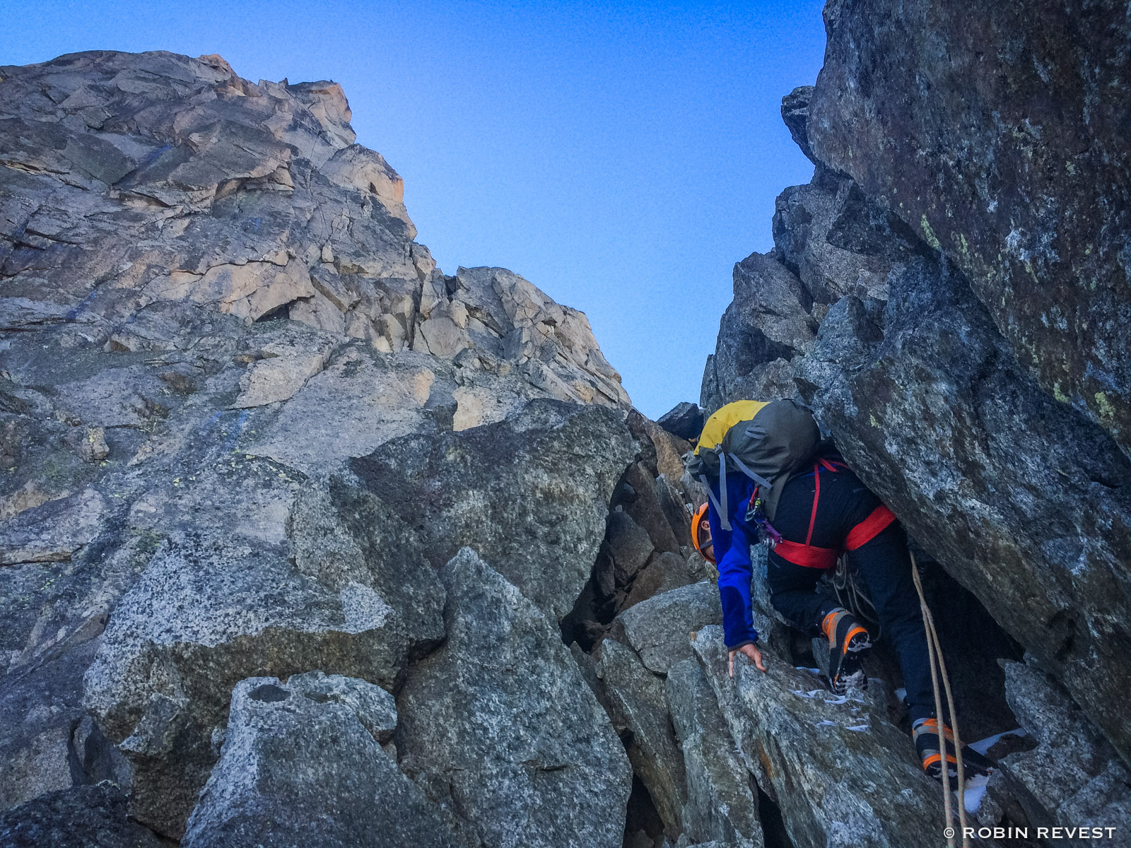 Aiguille du Peigne Voie normale sortie Lepiney 11