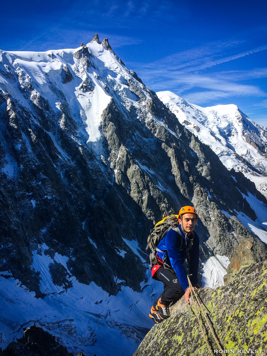 Aiguille du Peigne Voie normale sortie Lepiney 14