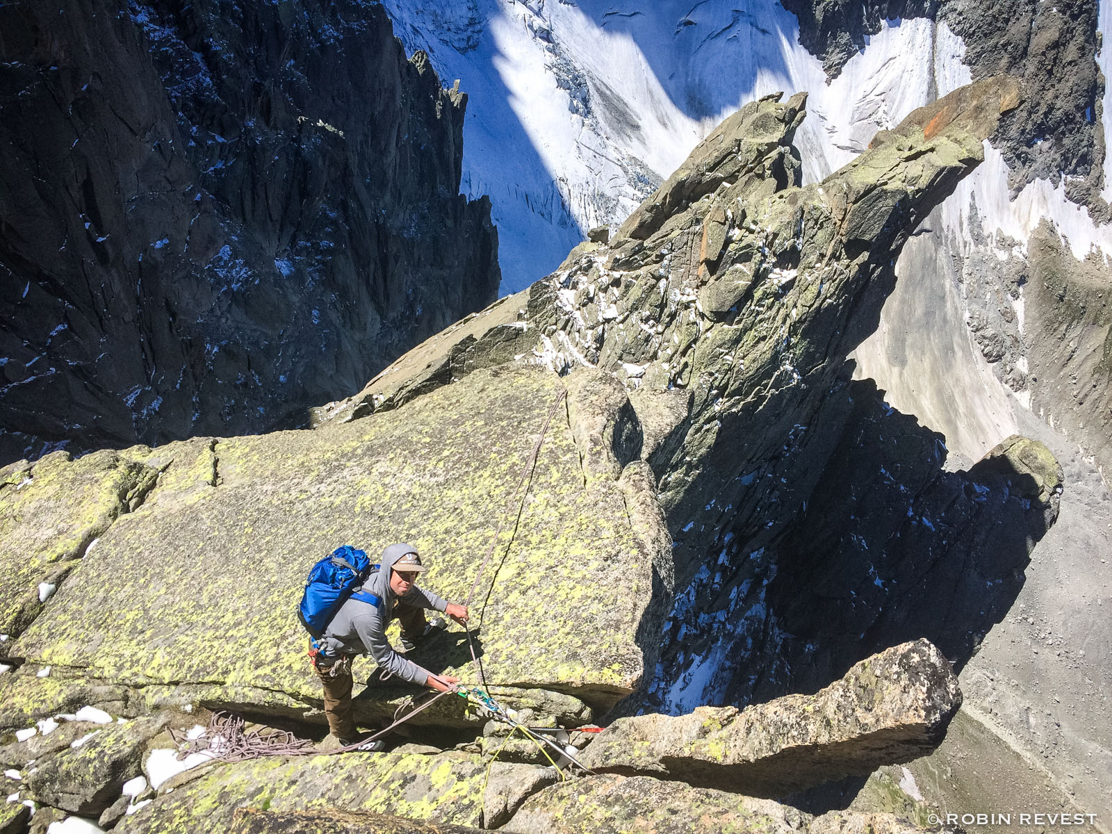 Aiguille du Peigne Voie normale sortie Lepiney 25